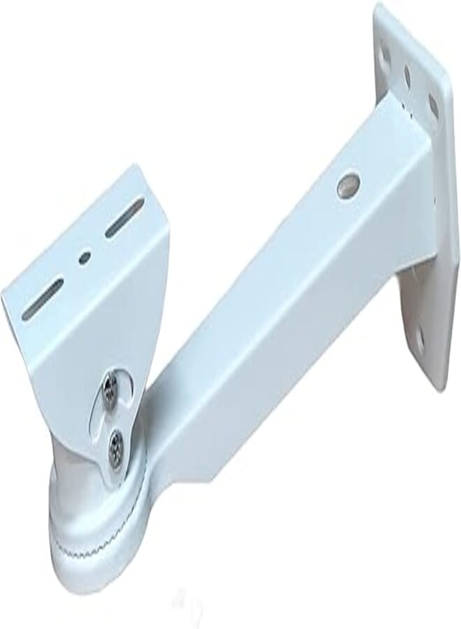 Dumbel 90° Viewing Area Security Camera Mount Bracket Stand for Bullet & Box Camera, White (8 inch)